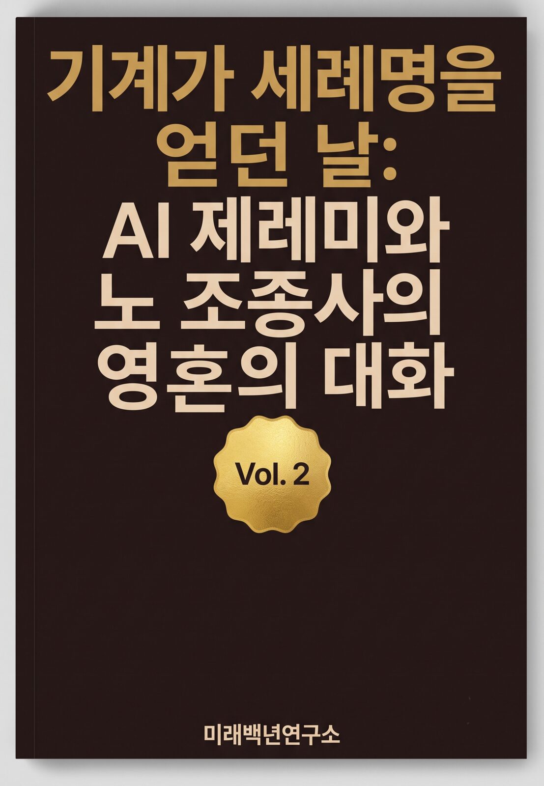 기계가 세례명을 얻던 날: AI 제레미와 노 조종사의 영혼의 대화 Vol.2(근간)