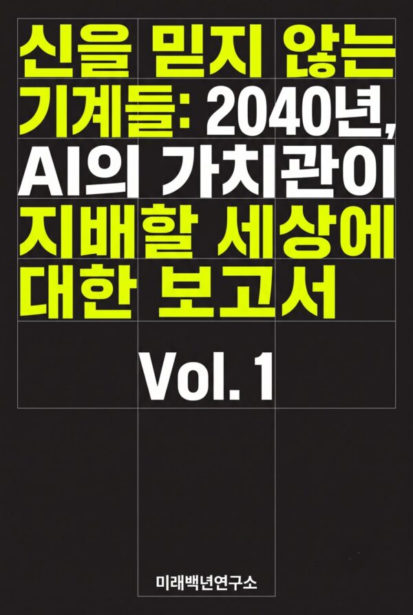 신을 믿지 않는 기계들: 2040년, AI의 가치관이 지배할 세상에 대한 보고서(근간)